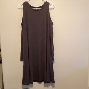 Zenana Premium Cold Shoulder Dress